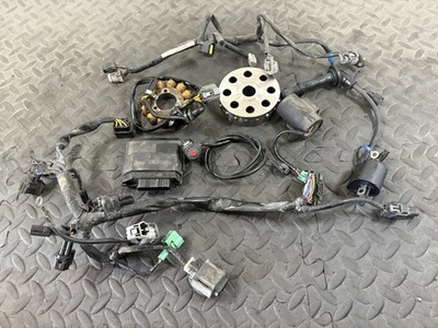 2009 09-15 KAWASAKI KX450F KX 450F CDI ECU Encendido Estator Bobina Arnés Volante Foto 1 de 4
