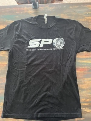 SMOOTH PERFORMANCE OFFROAD SPO MENS SZ L BLACK TSHIRT EUC SHORT SLEEVE - Image 1 of 3