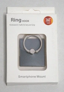 Graufarbene Smartphone Ring Haken Halterung - Bild 1 von 2
