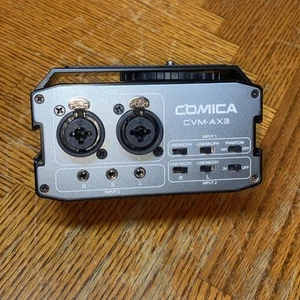 Comica CVM-AX3 XLR 6.35mm 3.5mm Dual Channel Audio Mixer for Camera, Camcorder - Picture 1 of 6