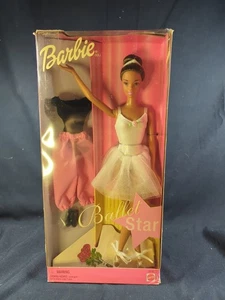 Barbie Ballet Star 2000 Mattel Inc. con tutú segundo traje y zapatos 29196 nuevo - Imagen 1 de 10