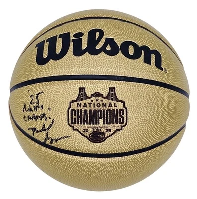 TODD GOLDEN FLORIDA GATORS SIGNED BASKETBALL NATIONAL CHAMPS WILSON BECKETT COA - Image 1 of 2