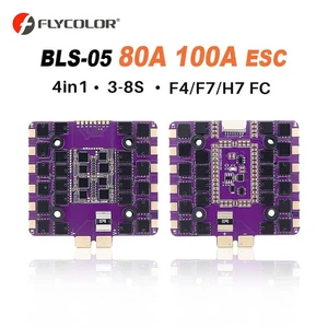 FLYCOLOR BLS-05 80A/100A 4in1 ESC 3-8S LIPO for F4/F7/H7 Flight Control - Picture 1 of 17