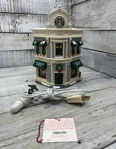 CAJA COMO ESTÁ De colección 1995 Departamento 56 Snow Village “Starbucks Coffee” #54859 Edificio Usado en Excelente Condición - Imagen 1 de 24