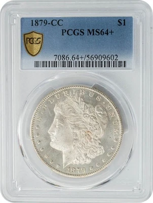 1879-CC Morgan Silver Dollar $ MS64+ Secure PCGS 949993-1 - Image 1 of 4