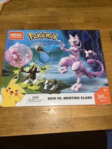 Pokemon Mega Construx "Mew vs. Mewtwo Clash" 2018 FVK77 Nuevo 341 Piezas 8+ - Imagen 1 de 2