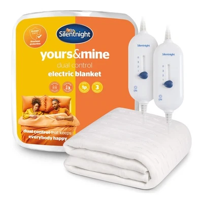 Silentnight Dual Control Electric Blanket  Heated Double King Super King Warm - Image 1 of 4