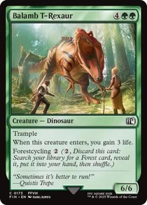 NM Foil C - Balamb T-Rexaur: Final Fantasy - Picture 1 of 1
