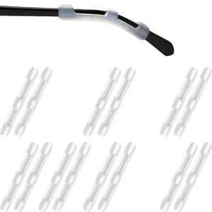 7 pares de almohadillas de silicona suave para gafas agarre para oreja puntas de sien - Imagen 1 de 7