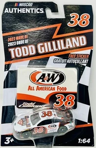 2023 NASCAR Authentics Wave 1 1/64 #38 Todd Gilliland A&W Root Beer Float Day - Picture 1 of 2