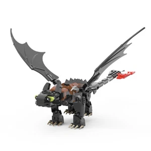 Night Fury Toothless Dragon 234 Pieces Building Toys Building Toys MOC Build - Picture 1 of 11
