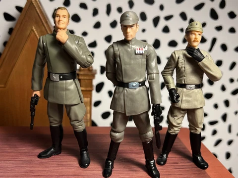STAR WARS 3.75'' IMPERIAL OFFICER LOT (3) OZZEL, MOTTI, & CAPTAIN NEEDA BD40 TLC Cover