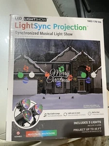 Gemmy LightSync Projection LED Synchronized Musical Light Show Light & Sound - Picture 1 of 4