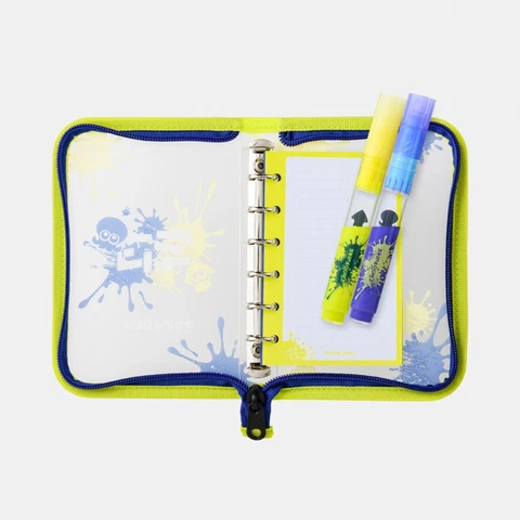 Splatoon 3 Notebook with zipper case [Nintendo TOKYO] Japan New Cover