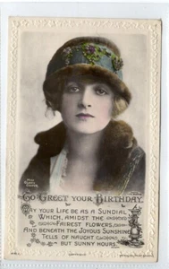 (Gd3350) RPPC, Rotary 416 J, Gladys Cooper, Saludos 1921 Rita Martin - Imagen 1 de 4