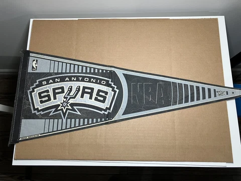 San Antonio Spurs Pennant Team Logo Wall Flag Decor NBA Basketball Cover