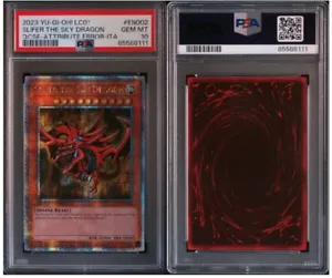 PSA10 GEM MINT SLIFER THE SKY DRAGON QCSE-ATTRIBUTE ERROR-ITA 2023 YU-GI-OH! - Picture 1 of 2