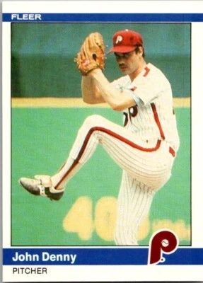 1984 Fleer - John Denny #27 - Image 1 of 2