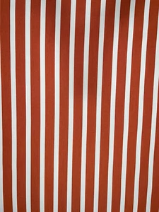 Sunbrella Shore Regatta Indoor/Outdoor Orange Striped Fabric By the Yard 54" - Picture 1 of 6