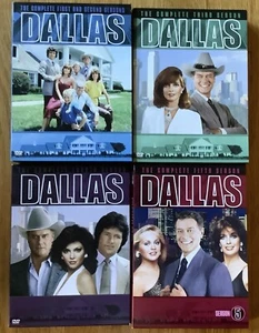 Dallas TV Series • DVD Set • Seasons 1-5 Season 1 2 3 4 & 5 Larry Hagman - Picture 1 of 2