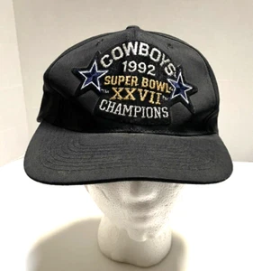 De Colección Dallas Cowboys Sombrero XXVII Campeones del Super Bowl 1992 Gorra SnapBack - Imagen 1 de 8