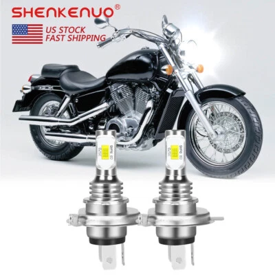 Bombilla de faro LED H4 Hi-Lo Beam para Honda VT Shadow Spirit Ace 500 700 750 1100 Foto 1 de 4