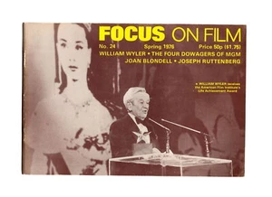 Focus On Film No. 24 Spring 1976 Magazine William Wyler Four Dowagers Of MGM - Picture 1 of 2