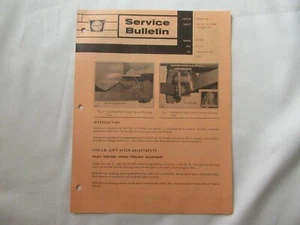 1969 Cockshutt Oliver 1250 tractor 6000-lb lift hitch service bulletin - Picture 1 of 4