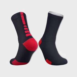 Men's Premium Dri-Fit Mid Calf Basketball Socks Cushioned -Size US Large (8-12) - Picture 1 of 9
