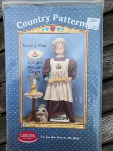 Country Patterns Granny Mae Upright Vacuum Cover 48" Tall Unused 1990s - Picture 1 of 1