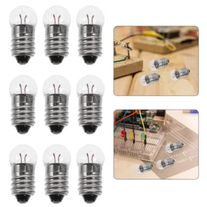 50pcs petites ampoules E10 ampoules miniatures à culot à vis 1.5V Mini ampoules - Imagen 1 de 12