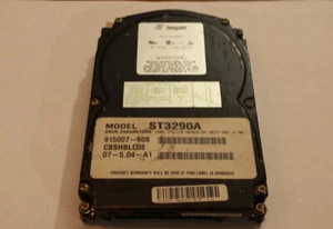 FESTPLATTE SEAGATE 261MB 3811U/min ATA PATA IDE ST3290A 64KB CACHE 3.5'' GEPRÜFT - Bild 1 von 12