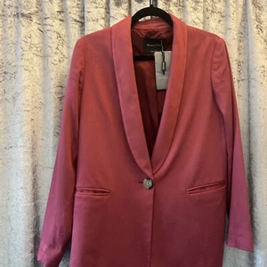massimo dutti Ladies Blazer 38 Wine In Colour - Picture 1 of 10