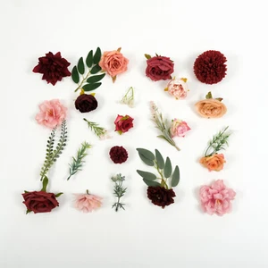 41 pz borsa con presa foglia fiore finta per bouquet fai da te composizione floreale - Foto 1 di 9
