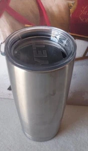 YETI Travel Mug Tumbler Metal Yeti with Lid - Picture 1 of 5
