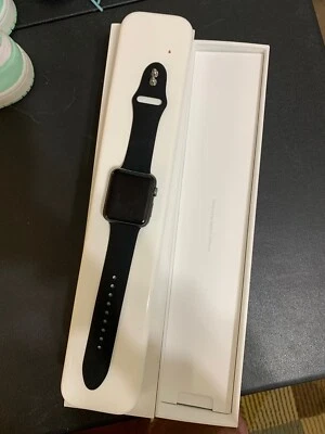 Apple Watch 1st Generation Space Grey Black Band 42mm For Parts ONLY - Image 1 of 4