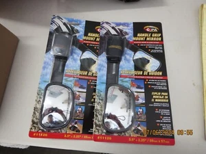 New CIPA Motorcycle / Bicycle Handle Grip Mount Mirror, x2 Factory Sealed. - Picture 1 of 3