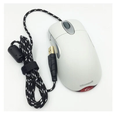 5D Microsoft IO1.1 1.1 IntelliMouse USB Wired Gaming Game Mouse Mice Optical - Image 1 of 4