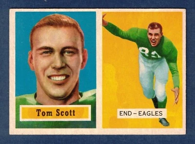 1957 Topps Tom Scott #25 Philadelphia Eagles EX - Image 1 of 2