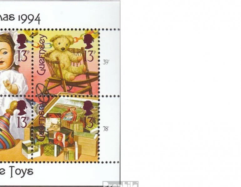 gb-Guernesey 650-661 Feuille miniature (édition complète) neuf 1994 Noël - Photo 1/1