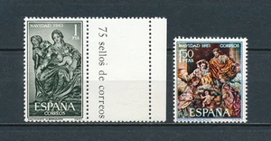 Spain 1151, 1508 MNH, Christmas 1962 & 1967 - Picture 1 of 1