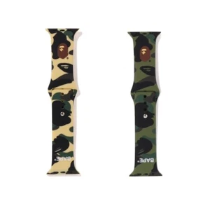 BRACELET DE MONTRE CAMOUFLAGE APE BAIN HOMME 1ST POUR APPLE WATCH 1L30182053 - Photo 1 sur 12