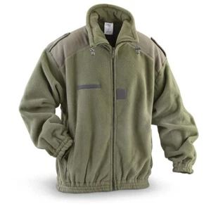 CHAQUETA POLAR POLAR MILITAR FRANCESA ORIGINAL Excedente PEQUEÑA CORTA/REGULAR NUEVA - Imagen 1 de 1