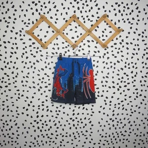 Spiderman Blue Marvel Boys Swim Trunks Size XSmall - Picture 1 of 5