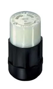 Leviton kommerzieller Nylon gebogene Klinge/Masse Verriegelung Stecker L14-30R 3-polig 4 - Bild 1 von 8