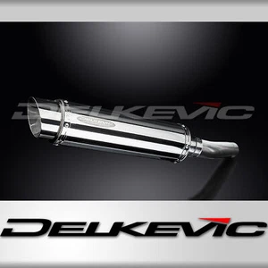 Kit silenciador de escape redondo de acero inoxidable de 14" para Honda CB400SF Hyper V-Tec 07-15 - Imagen 1 de 4