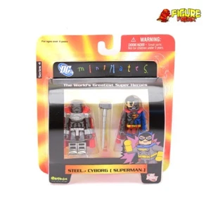 DC Minimates Series 4 Steel & Cyborg Superman - Picture 1 of 3