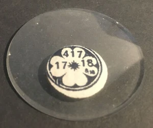 Pièce d'horlogerie verre de montre 41,7mm watch glass Uhrenglas - Picture 1 of 1