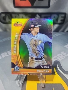 2024 Bowman Chrome Arizona Fall League Carson Williams AFLS-7 Tampa Bay Rays - Bild 1 von 2
