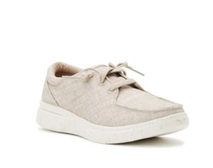 TIME and TRU Women’s Tan Canvas Loafers Memory Foam Inner Sole Multiple Sizes - Picture 1 of 6